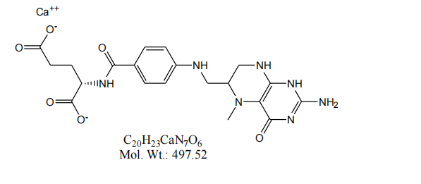 Farmakologie L-5-methyltetrahydrofolátu vápenatého | Magnafolát