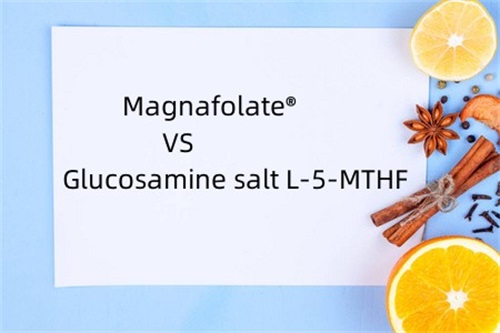L-5-methyltetrahydrofolát vápenatý VS glukosaminová sůl L-5-MTHF